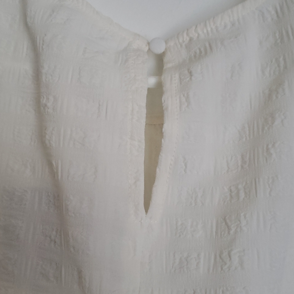 Blu Pepper Textured Ruffle Blouse Top - Picture 8 of 10